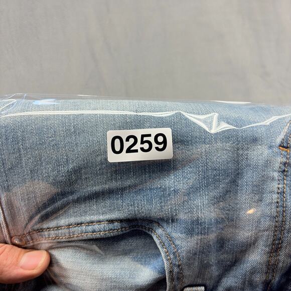 American Eagle Kick Boot Jeans Women's Size 14 Reg. Blue Mid-Rise Stretch Preppy - Picture 10 of 10